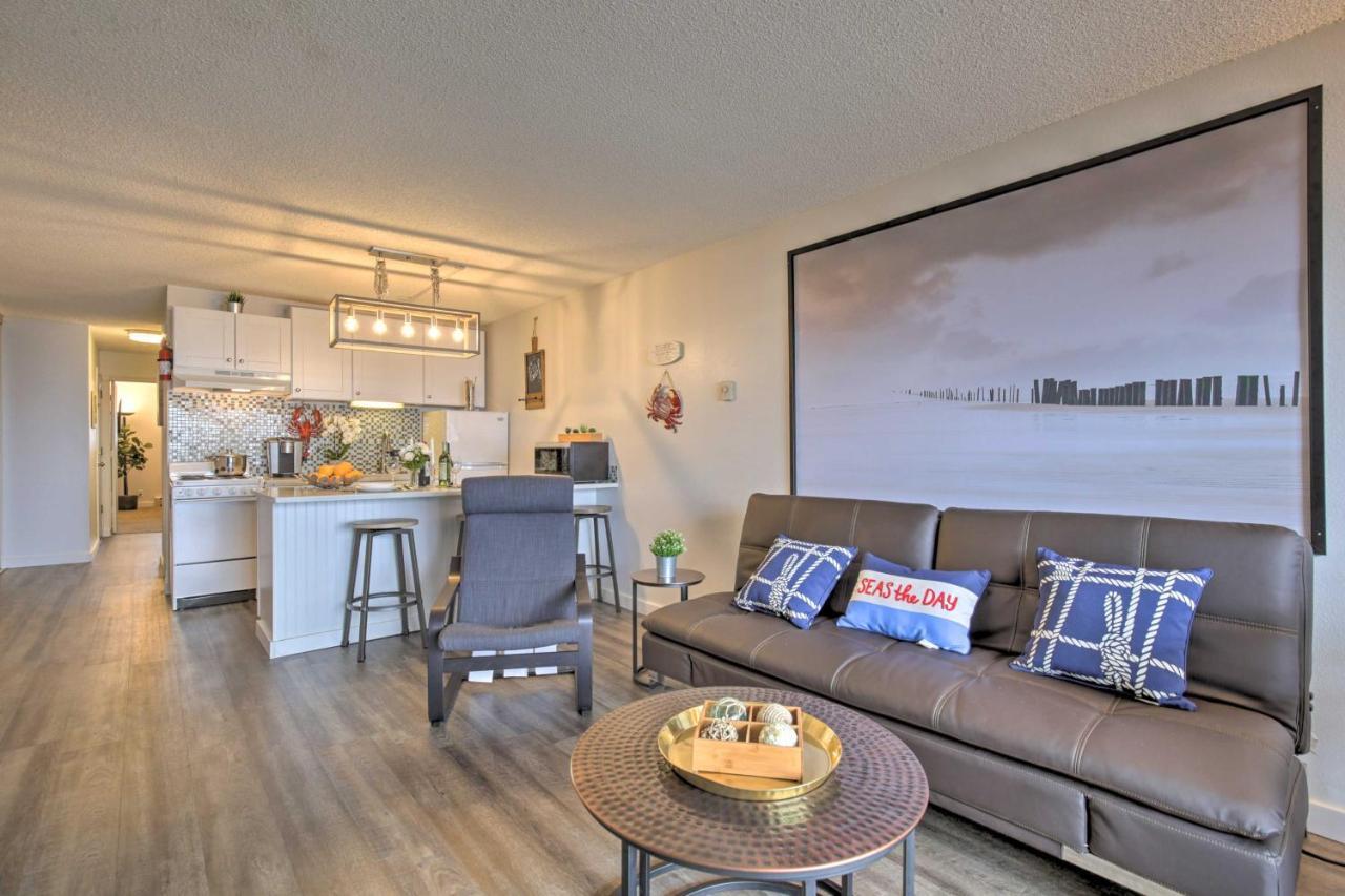 Seas The Day Lincoln City Condo Steps From Beach Bagian luar foto